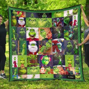0 Grinch Quilt  Quilt